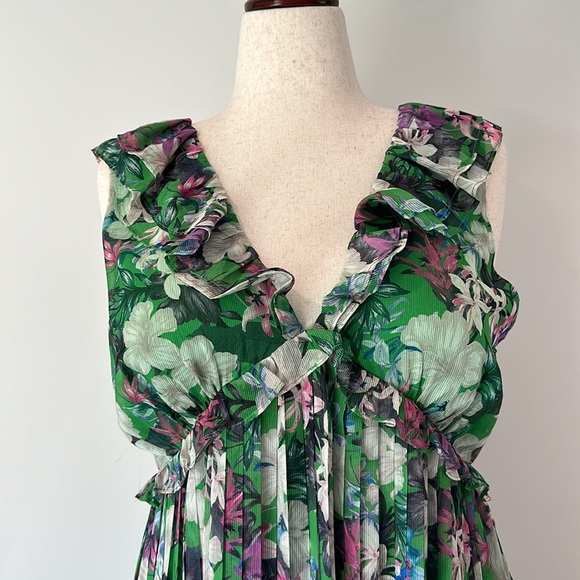 Adelyn Rae Addison Chiffon Floral Dress NWT - Picture 2 of 12